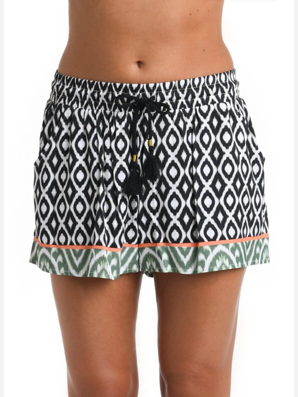 La Blanca Desert Dunes Beach Shorts Resort Wear Vacation Boho Euro Summer Small